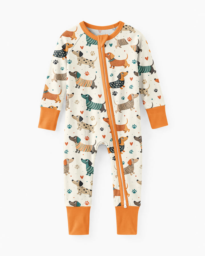 Cartoon Dachshund Bamboo Convertible Zippy