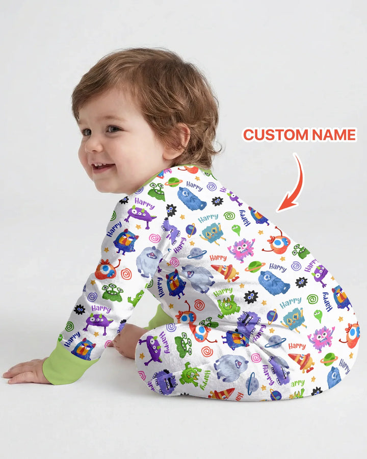 Monster Mash Crew Custom Name Bamboo Convertible Zippy