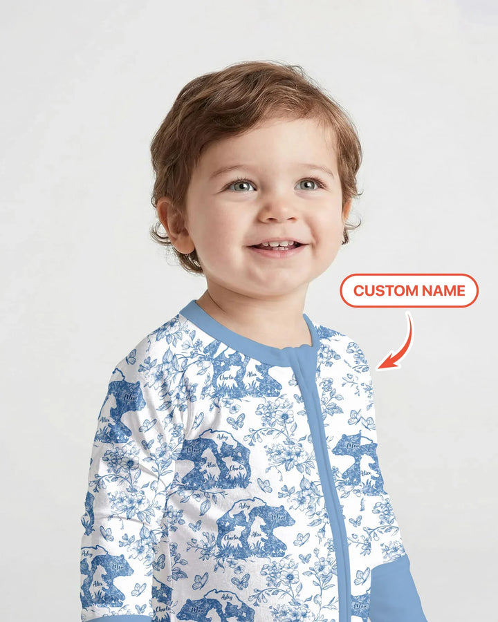 Gerippte Babykleidung mit individuellem Foto - Weich &amp; Skizzenhaft