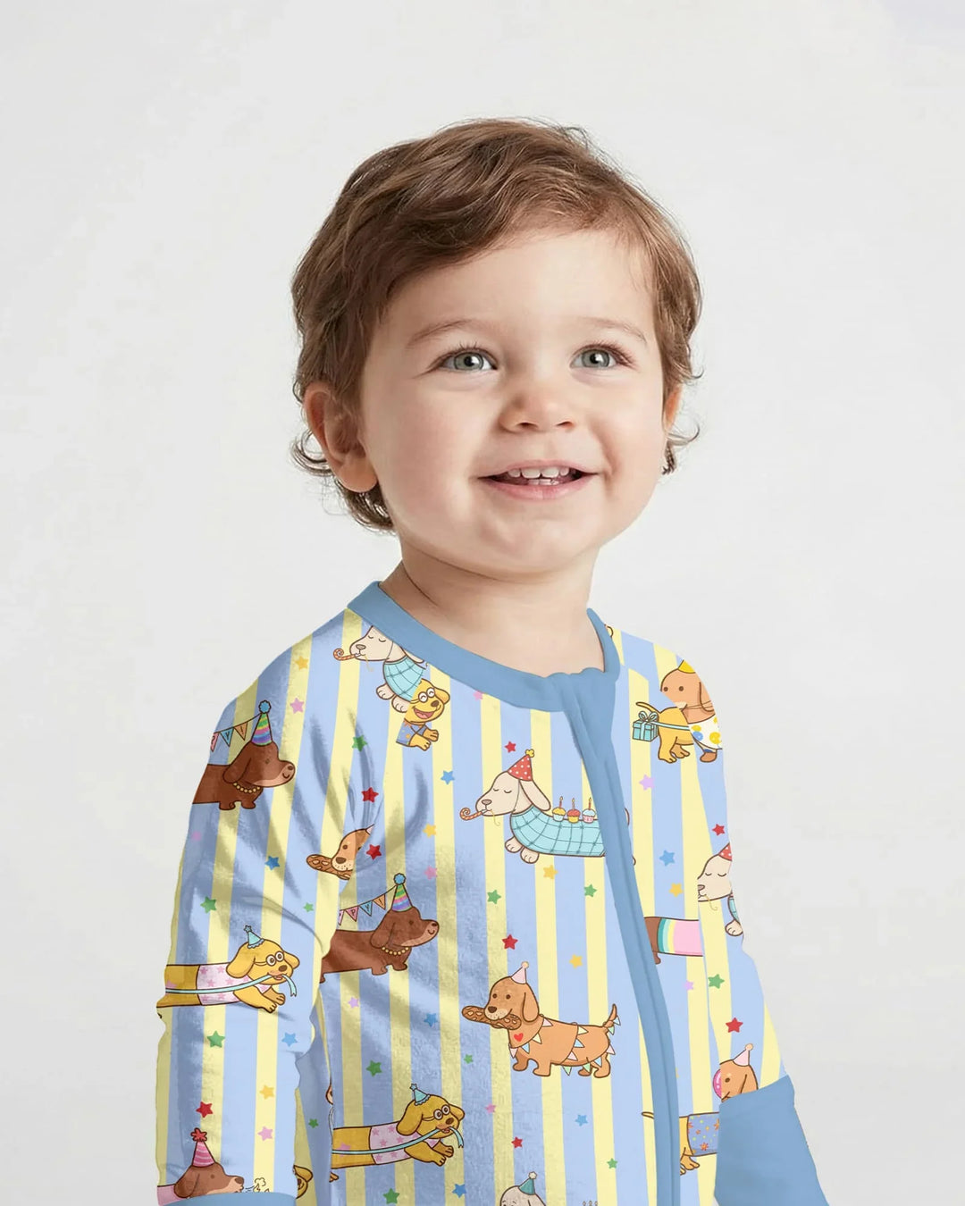 Gerippte Babykleidung mit individuellem Foto - Weich &amp; Skizzenhaft
