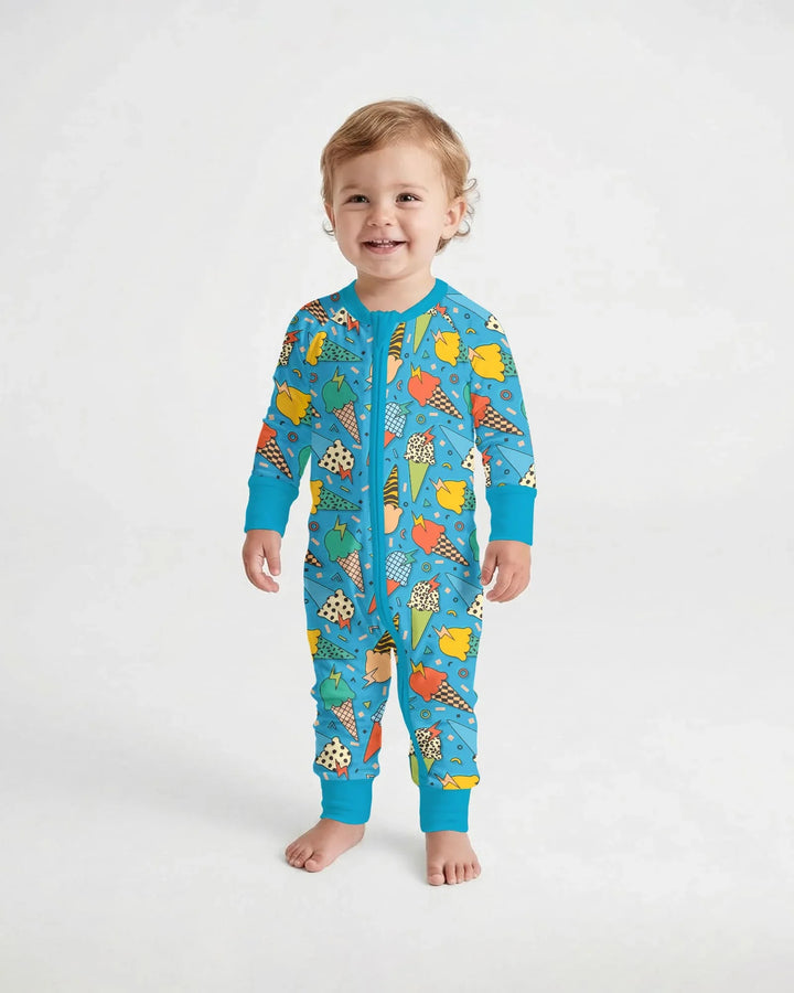 Gerippte Babykleidung mit individuellem Foto - Weich &amp; Skizzenhaft