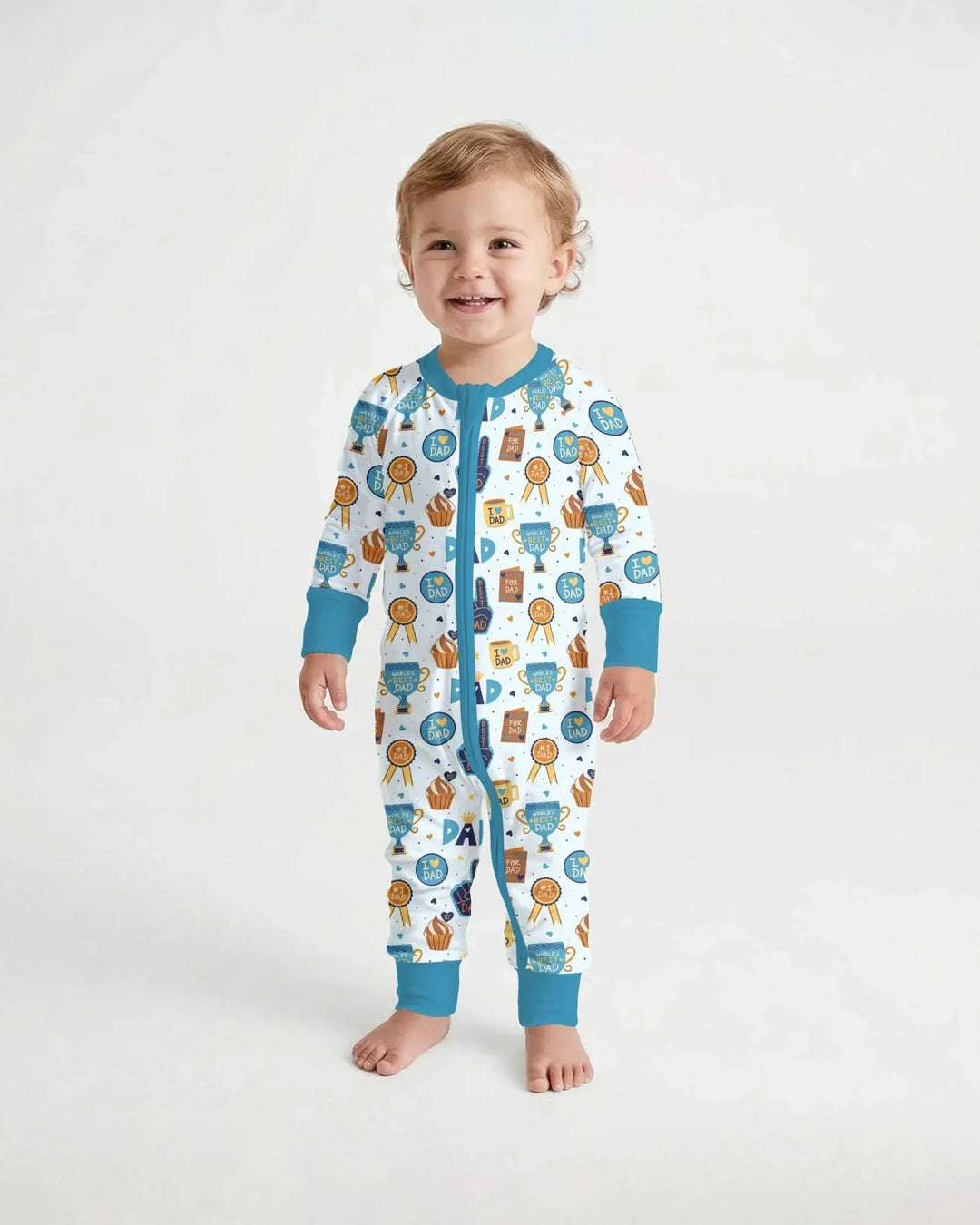 Gerippte Babykleidung mit individuellem Foto - Weich &amp; Skizzenhaft