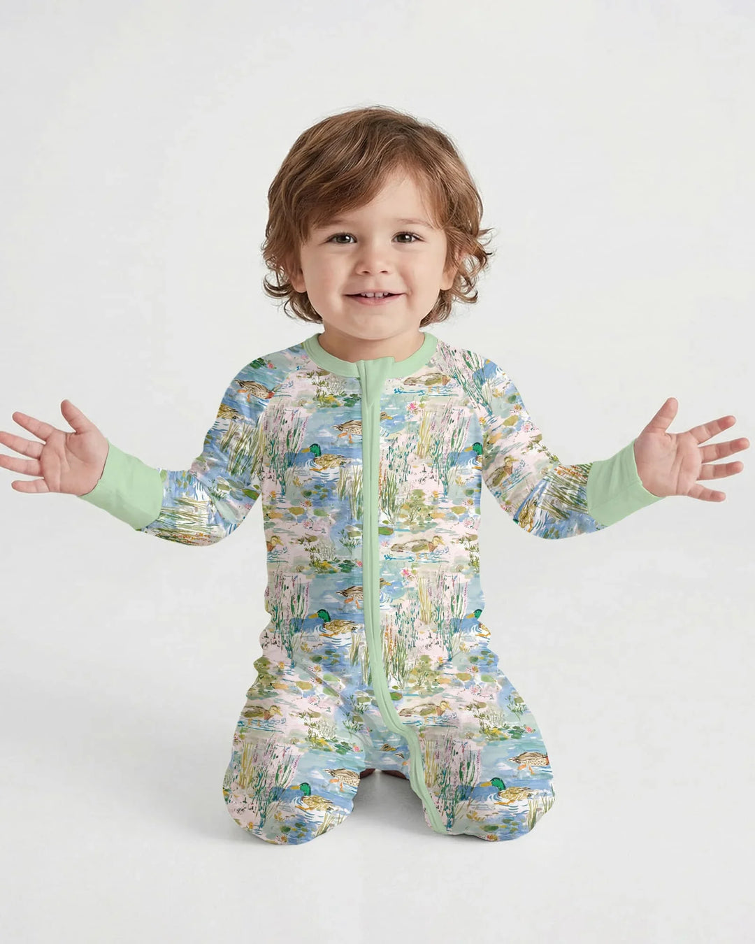 Gerippte Babykleidung mit individuellem Foto - Weich &amp; Skizzenhaft