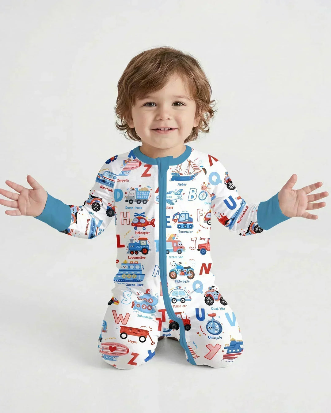Patriotic Construction Bamboo Convertible Zippy