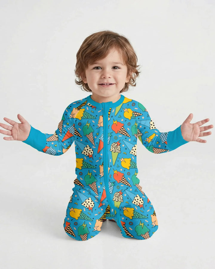 Gerippte Babykleidung mit individuellem Foto - Weich &amp; Skizzenhaft