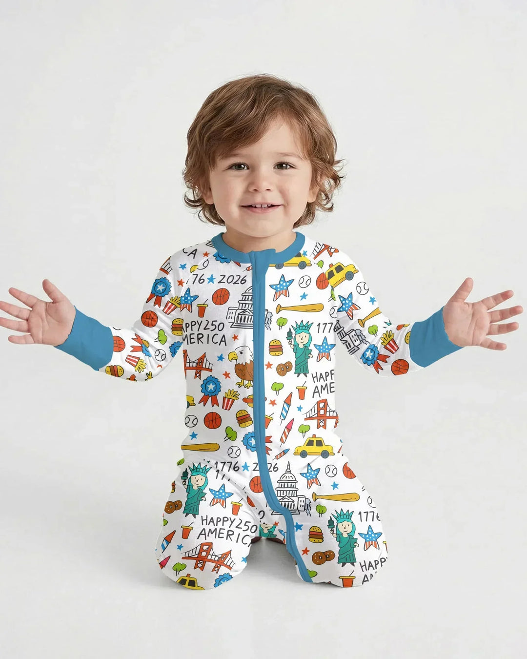 Gerippte Babykleidung mit individuellem Foto - Weich &amp; Skizzenhaft