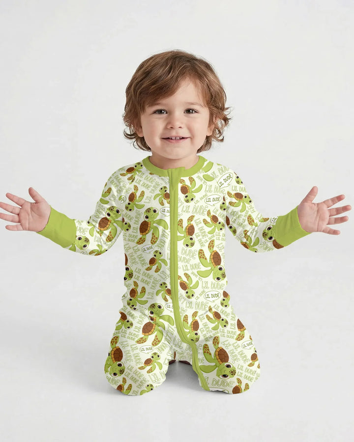Gerippte Babykleidung mit individuellem Foto - Weich &amp; Skizzenhaft