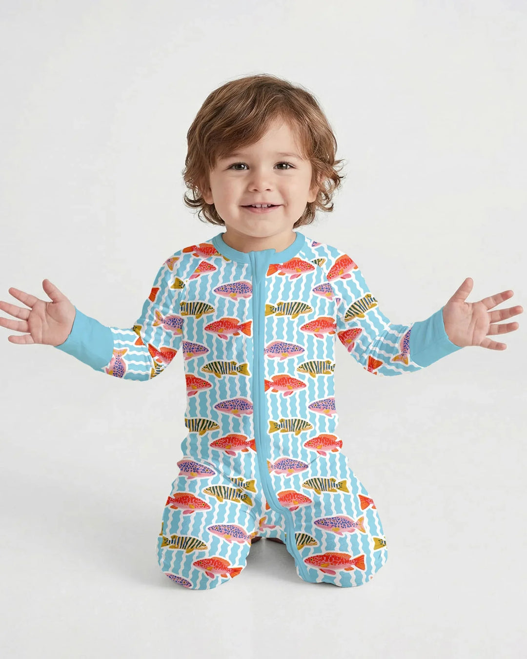 Gerippte Babykleidung mit individuellem Foto - Weich &amp; Skizzenhaft