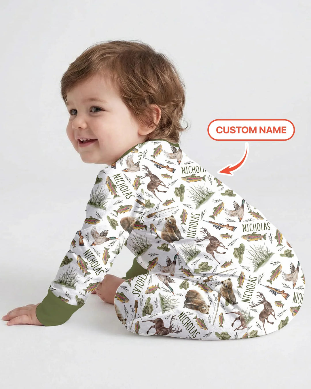 Gerippte Babykleidung mit individuellem Foto - Weich &amp; Skizzenhaft