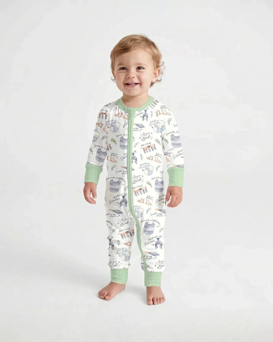 Gerippte Babykleidung mit individuellem Foto - Weich &amp; Skizzenhaft