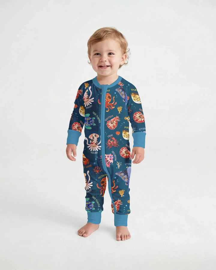 Deep Blue Wonders Bamboo Convertible Zippy
