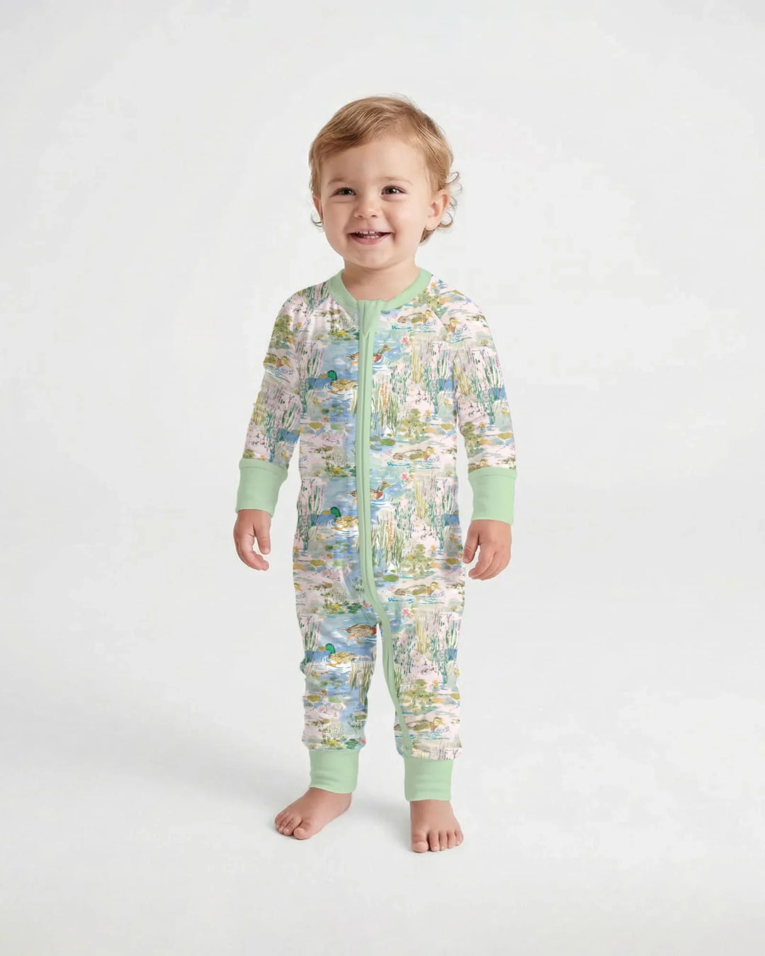 Gerippte Babykleidung mit individuellem Foto - Weich &amp; Skizzenhaft