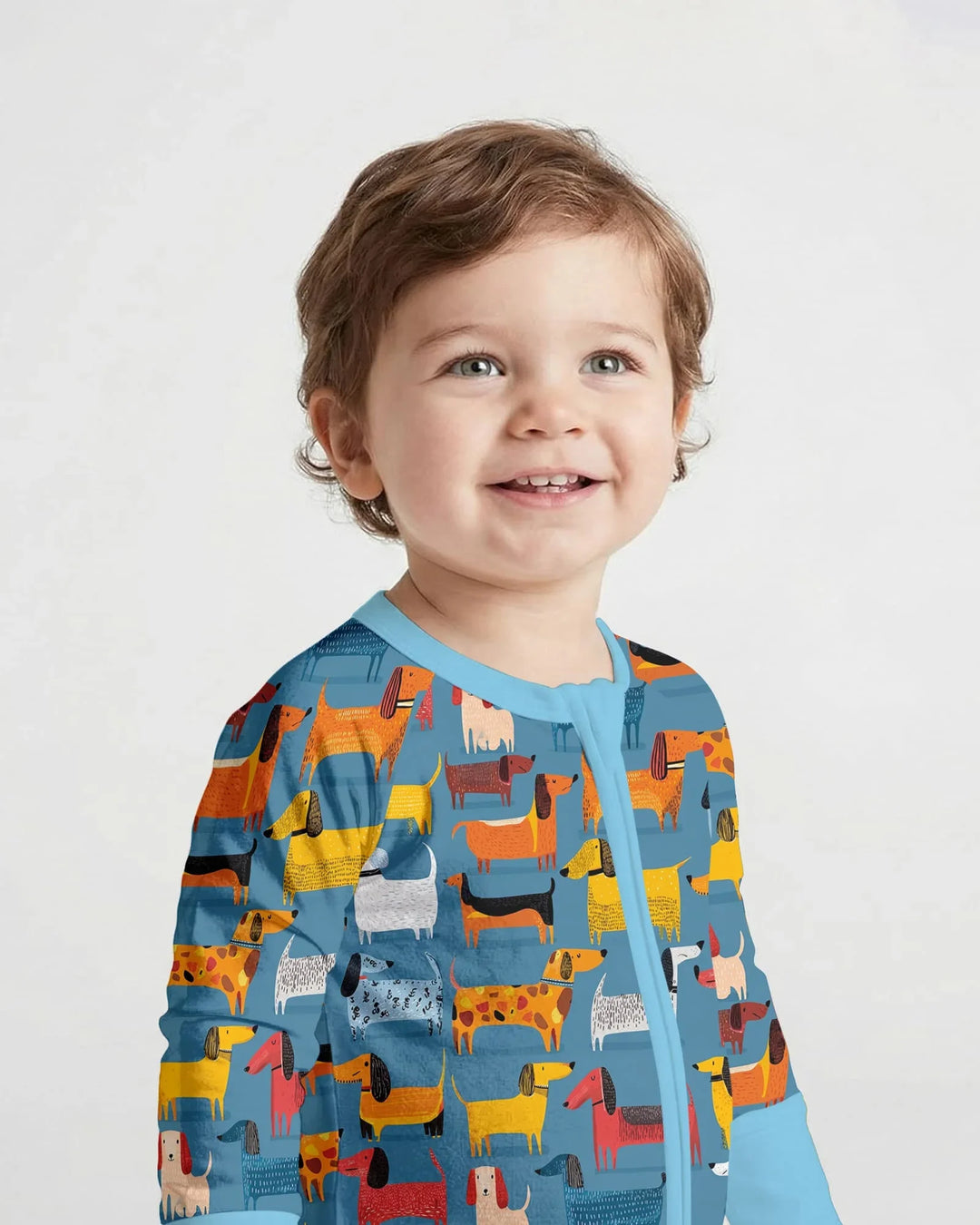 Gerippte Babykleidung mit individuellem Foto - Weich &amp; Skizzenhaft