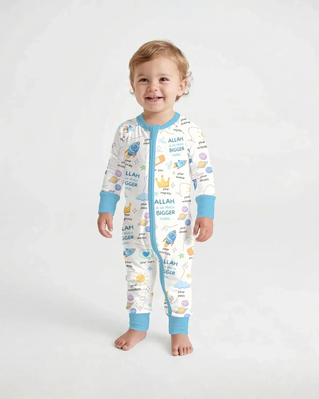 Gerippte Babykleidung mit individuellem Foto - Weich &amp; Skizzenhaft