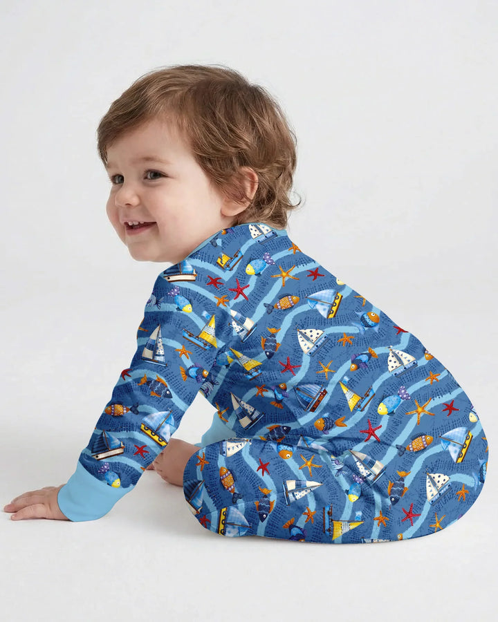 Gerippte Babykleidung mit individuellem Foto - Weich &amp; Skizzenhaft