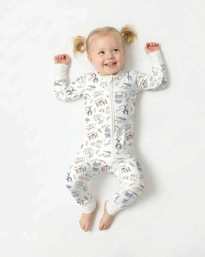 Gerippte Babykleidung mit individuellem Foto - Weich &amp; Skizzenhaft