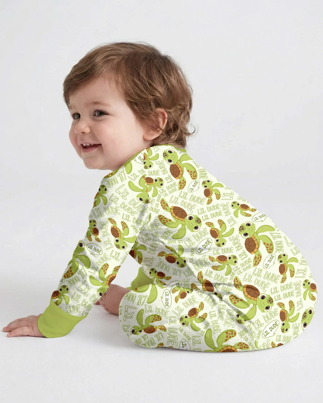 Gerippte Babykleidung mit individuellem Foto - Weich &amp; Skizzenhaft