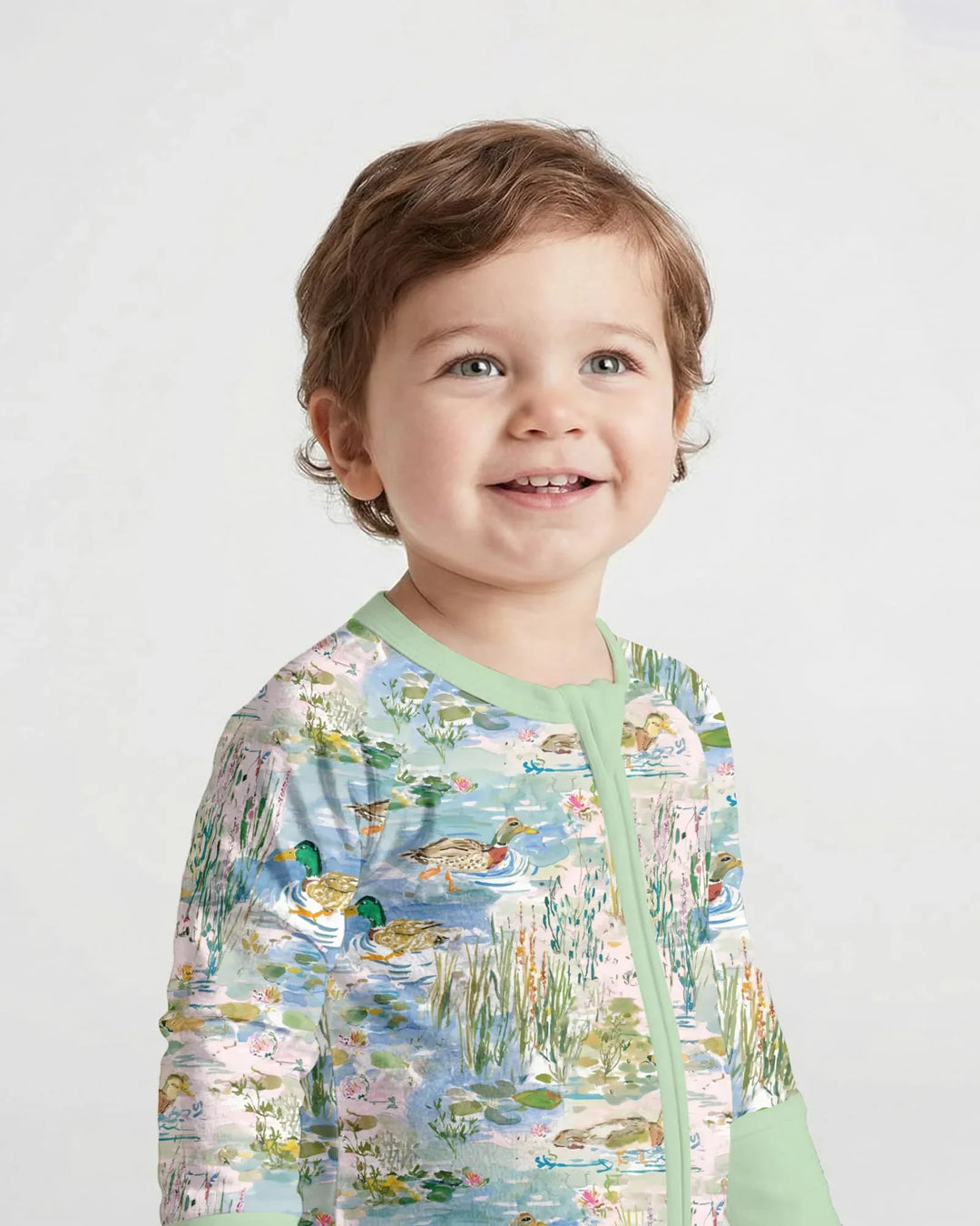 Gerippte Babykleidung mit individuellem Foto - Weich &amp; Skizzenhaft