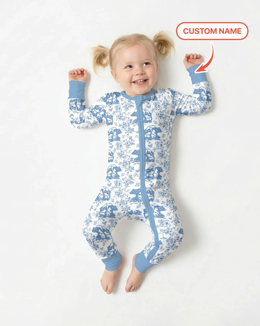 Gerippte Babykleidung mit individuellem Foto - Weich &amp; Skizzenhaft