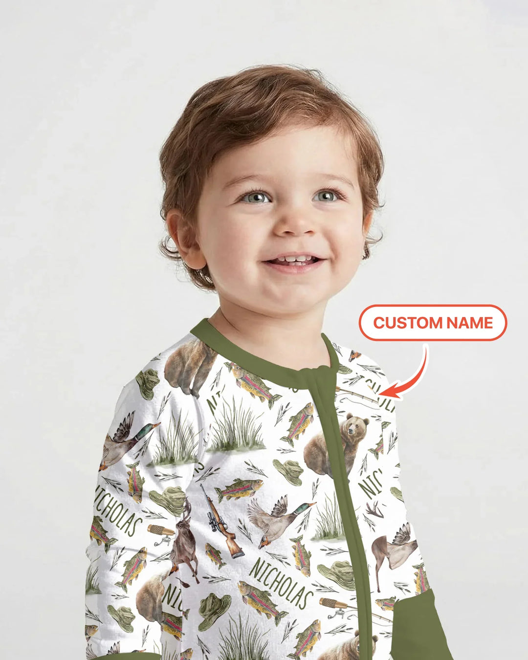 Gerippte Babykleidung mit individuellem Foto - Weich &amp; Skizzenhaft