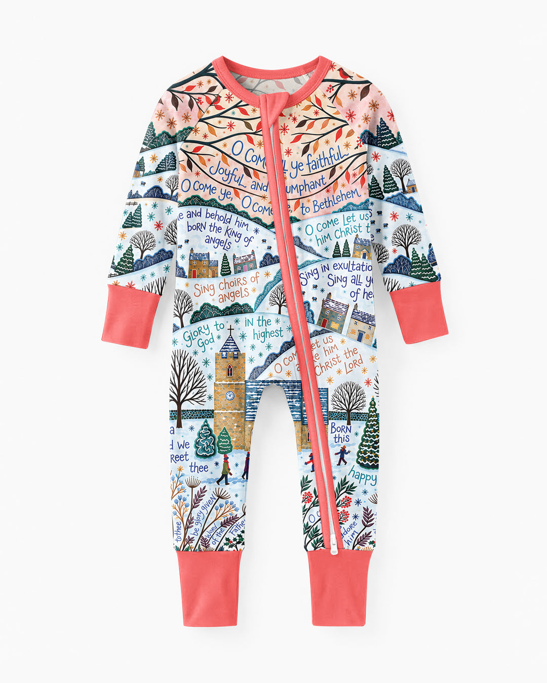 Oh Come Let Us Adore Him Bamboo Convertible Zippy