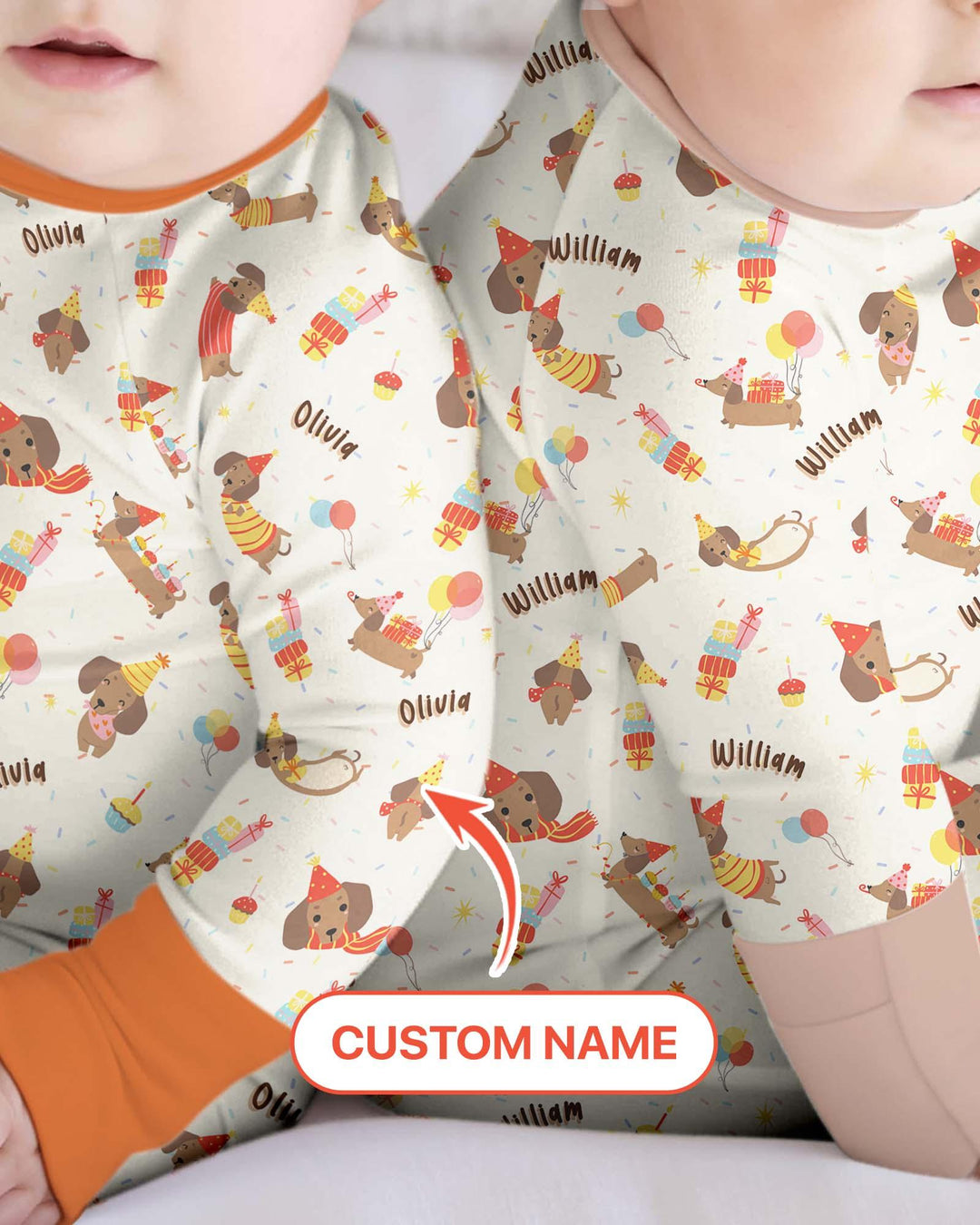 Gerippte Babykleidung mit individuellem Foto - Weich &amp; Skizzenhaft