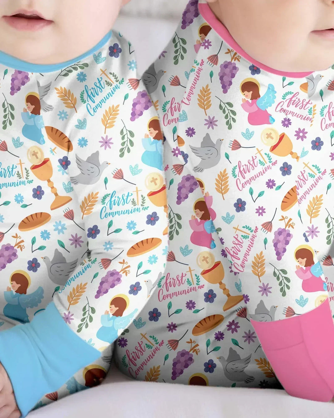 Gerippte Babykleidung mit individuellem Foto - Weich &amp; Skizzenhaft