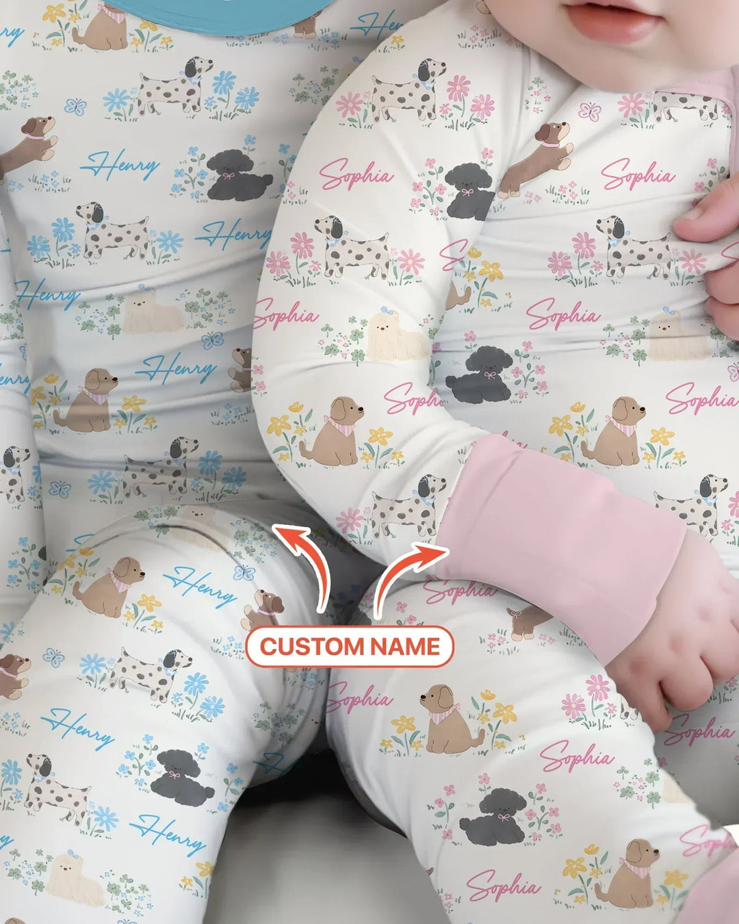 Gerippte Babykleidung mit individuellem Foto - Weich &amp; Skizzenhaft