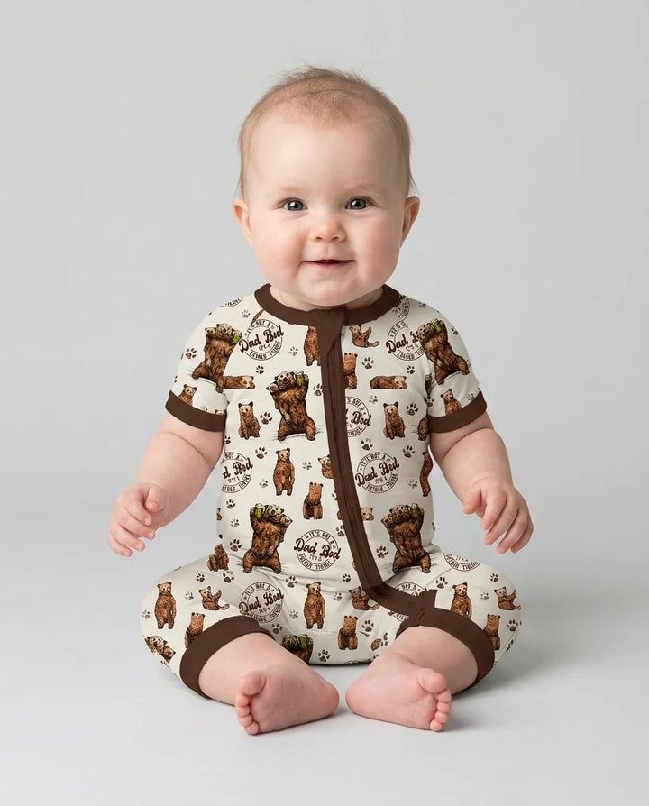 Daddy Bear It's Not A Dad Bod Bamboo Shorty Zippy