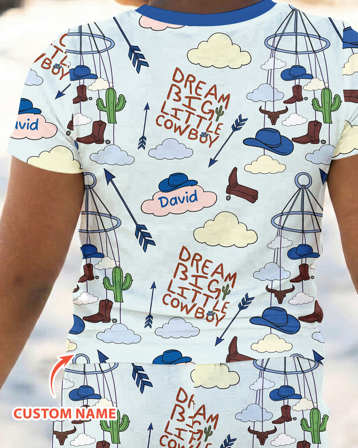 Zweiteiliges, kurzärmliges Pyjama-Set mit Marienkäfern