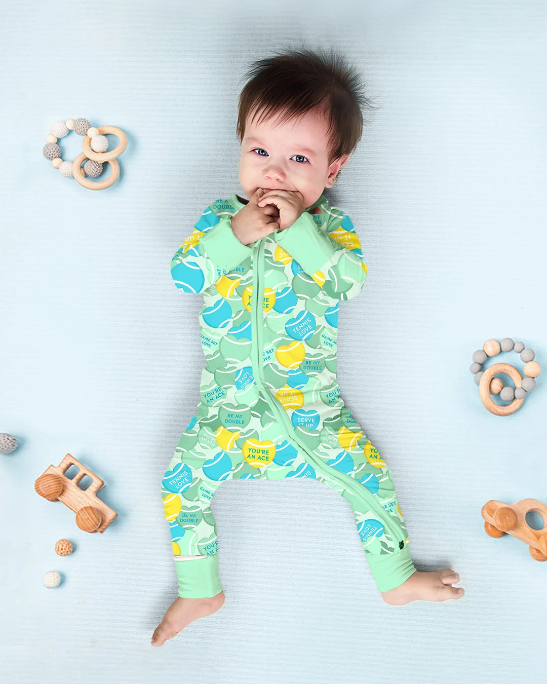 Gerippte Babykleidung mit individuellem Foto - Weich &amp; Skizzenhaft