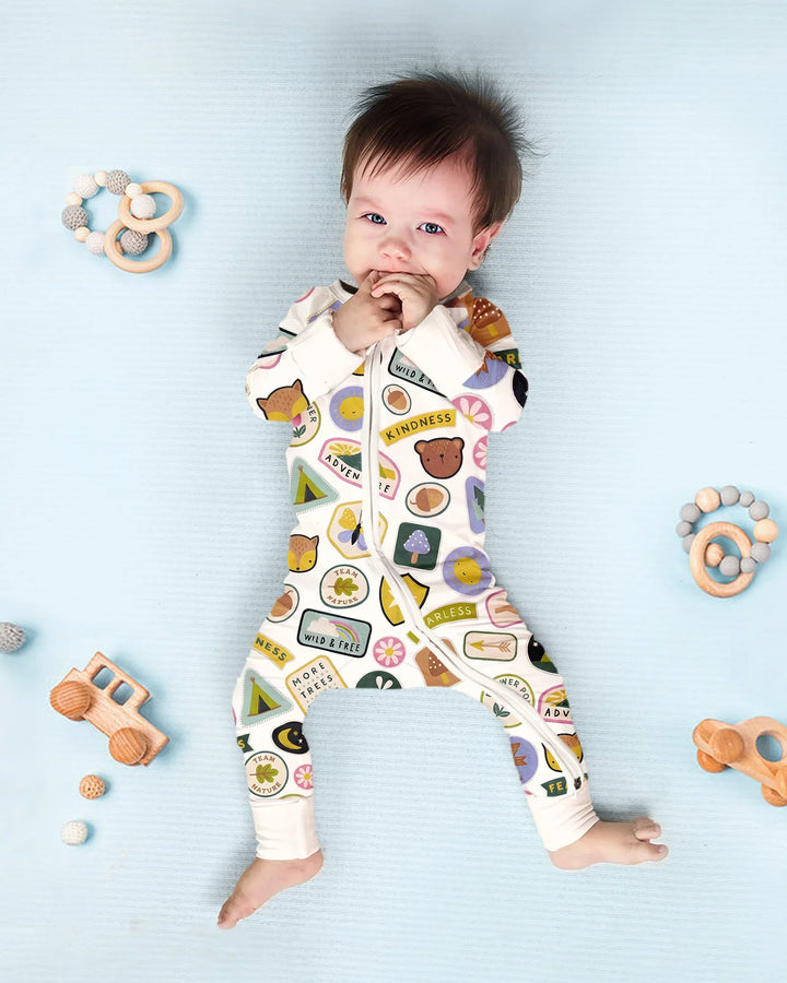 Gerippte Babykleidung mit individuellem Foto - Weich &amp; Skizzenhaft