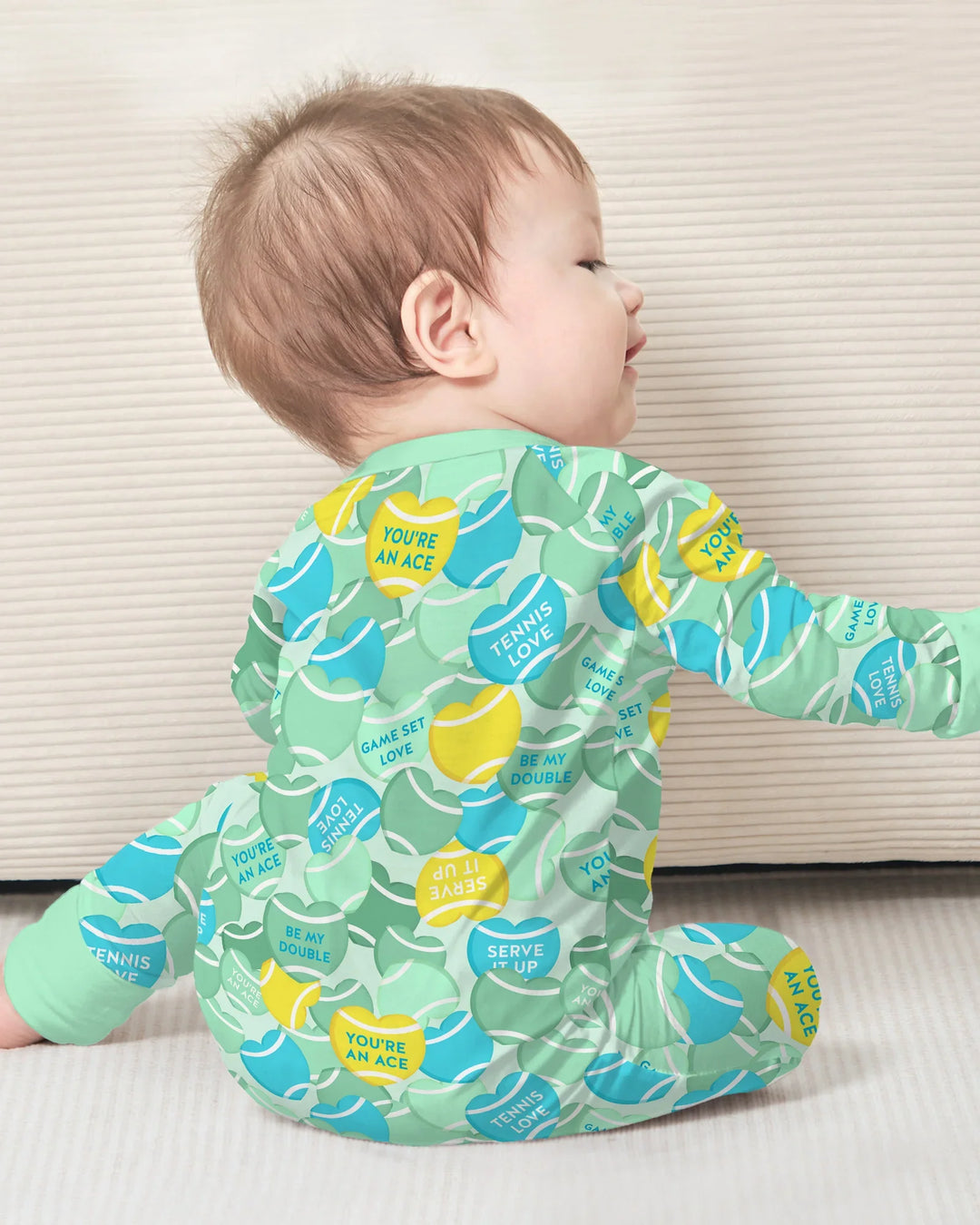 Gerippte Babykleidung mit individuellem Foto - Weich &amp; Skizzenhaft