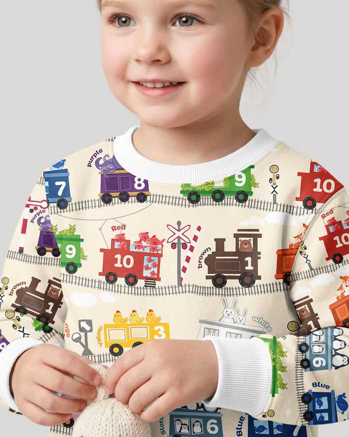 Sweatshirt mit Rundhalsausschnitt aus Bambusfaser