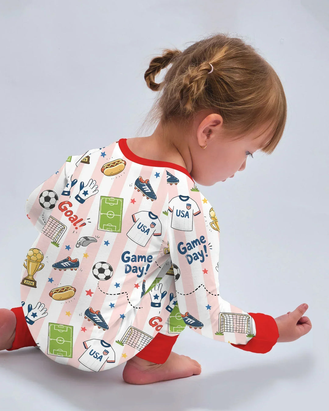Gerippte Babykleidung mit individuellem Foto - Weich &amp; Skizzenhaft