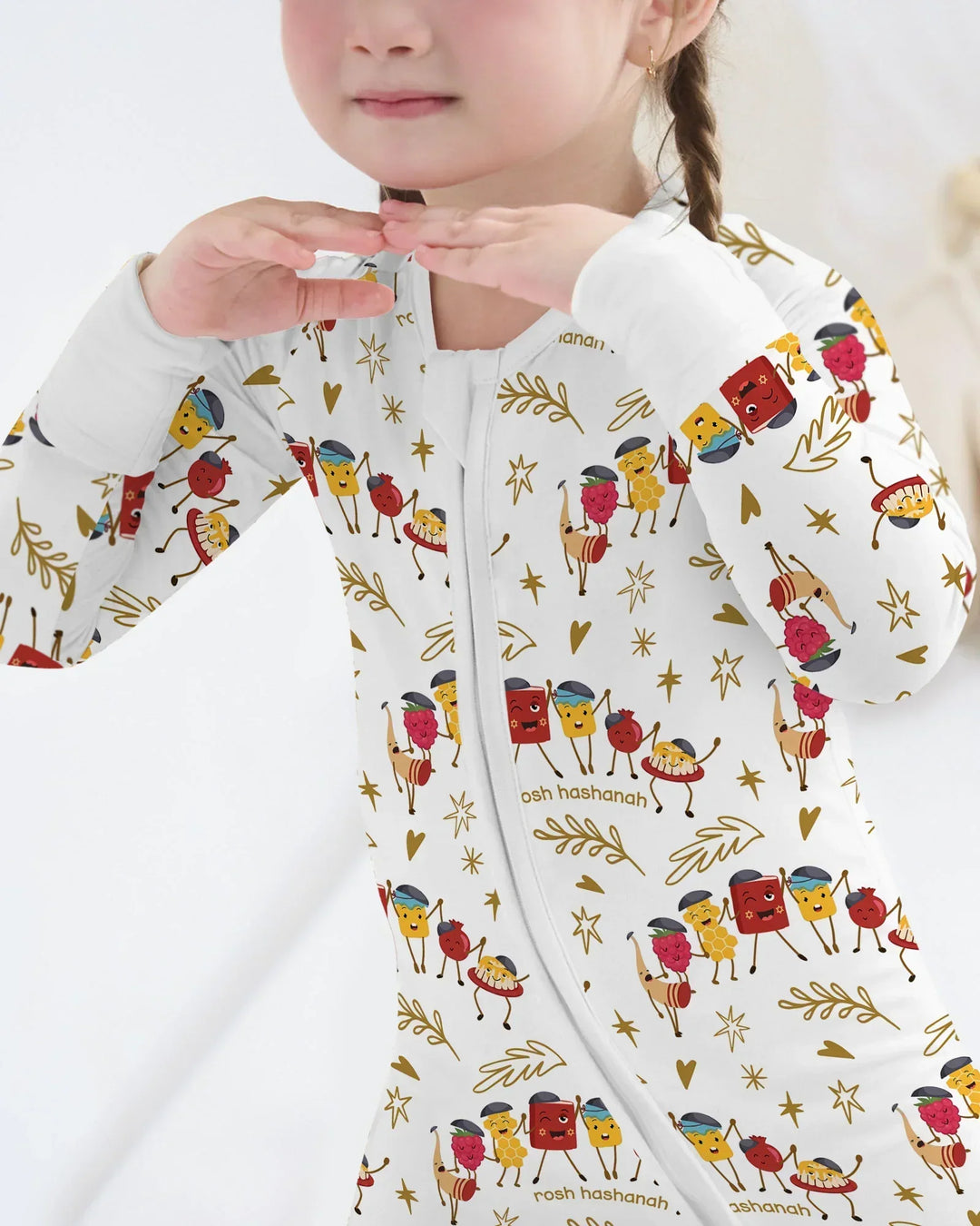 Gerippte Babykleidung mit individuellem Foto - Weich &amp; Skizzenhaft