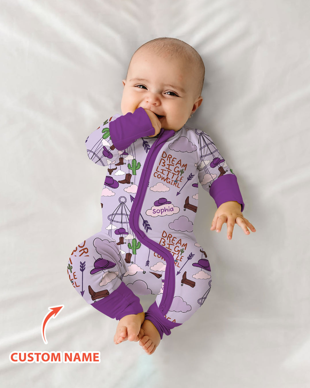 Gerippte Babykleidung mit individuellem Foto - Weich &amp; Skizzenhaft