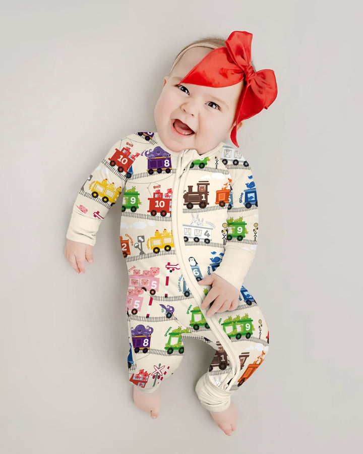 Gerippte Babykleidung mit individuellem Foto - Weich &amp; Skizzenhaft