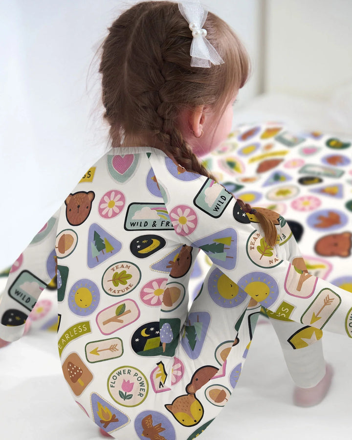 Gerippte Babykleidung mit individuellem Foto - Weich &amp; Skizzenhaft