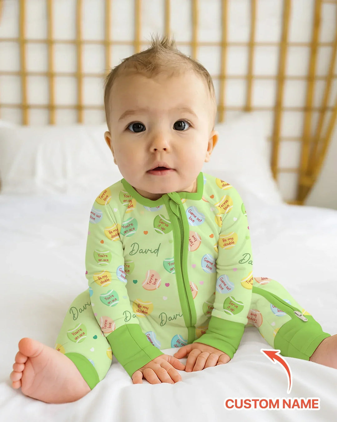Gerippte Babykleidung mit individuellem Foto - Weich &amp; Skizzenhaft