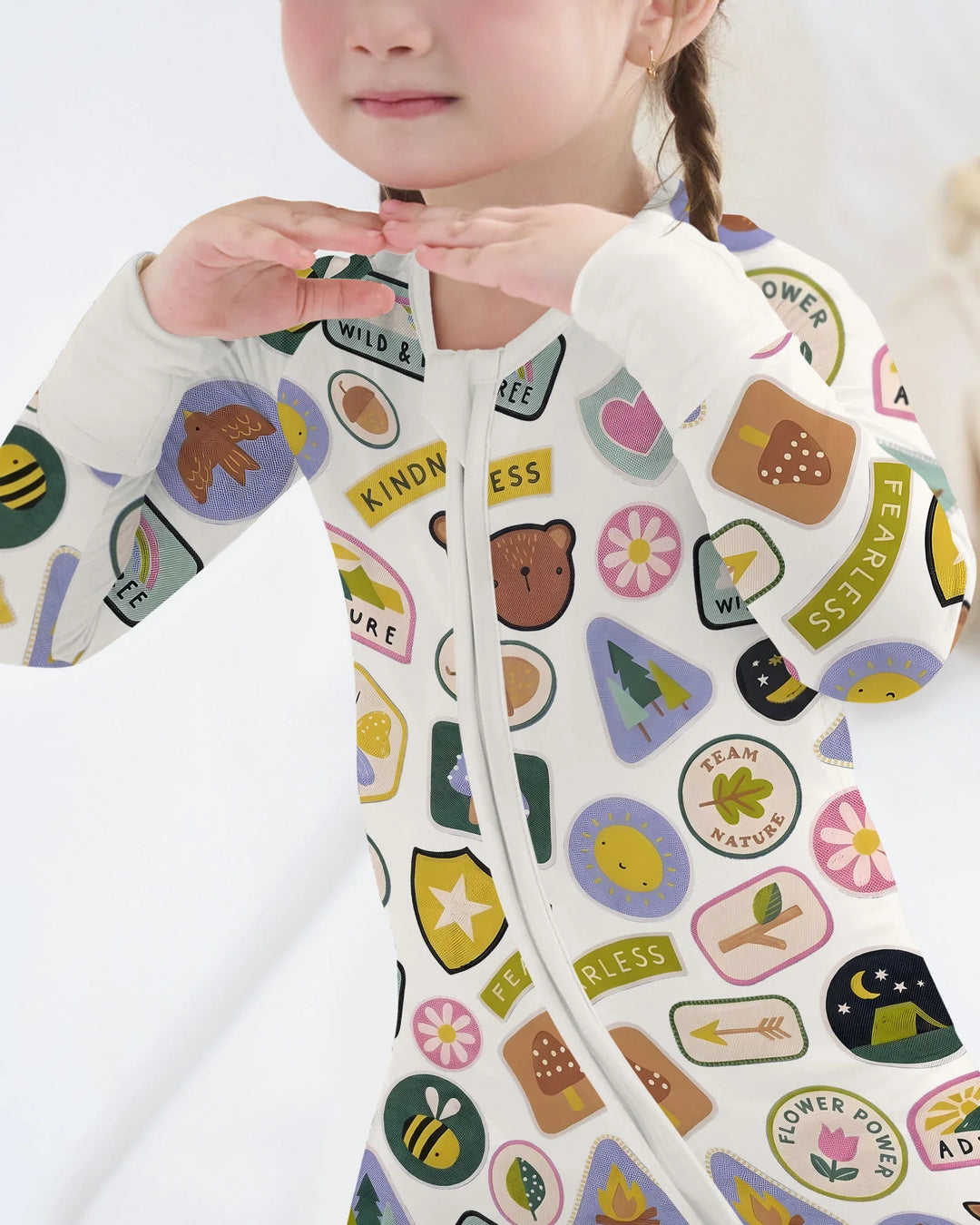 Gerippte Babykleidung mit individuellem Foto - Weich &amp; Skizzenhaft