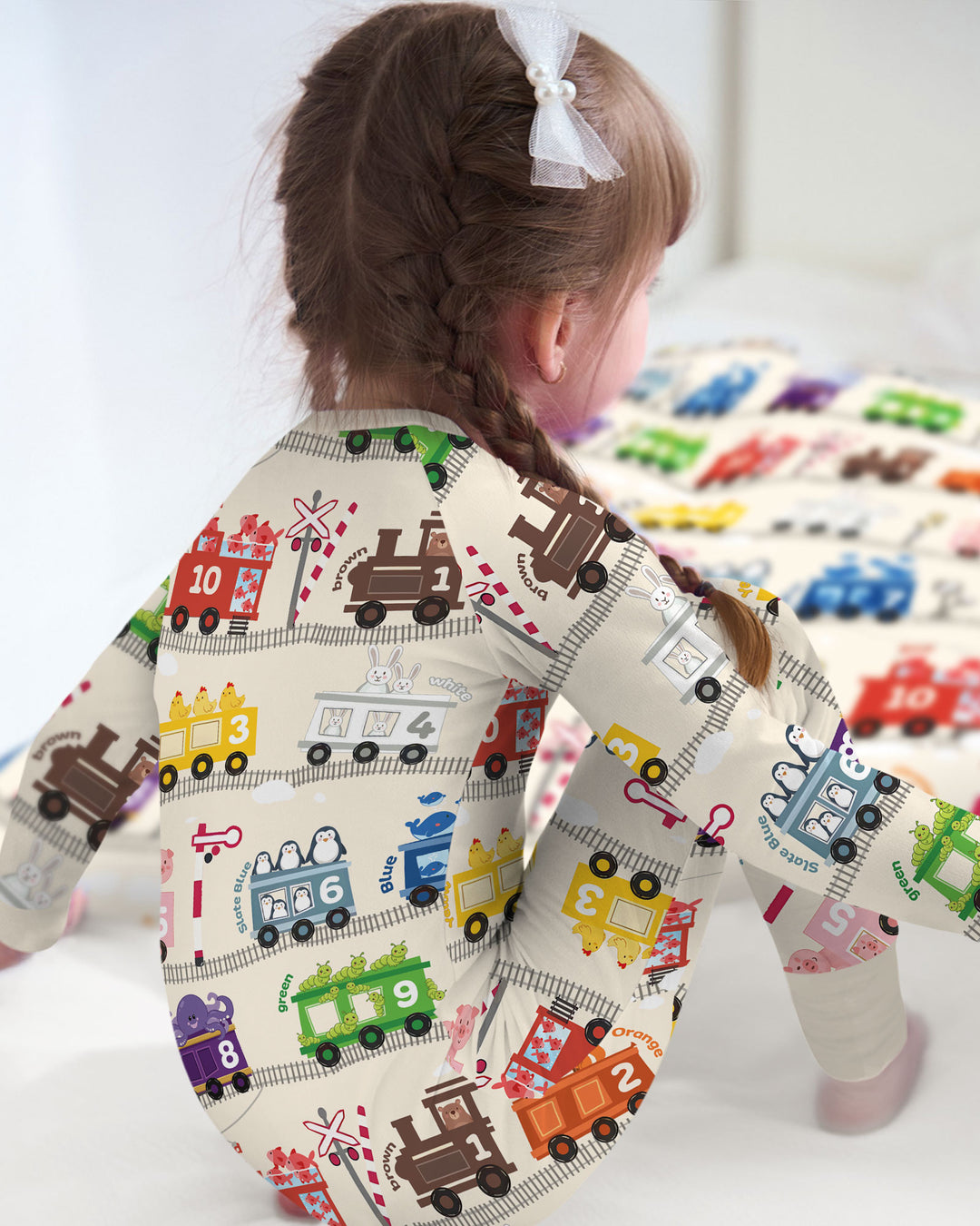 Gerippte Babykleidung mit individuellem Foto - Weich &amp; Skizzenhaft