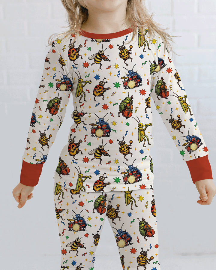 Bug Orchestra Bamboo Two Piece Long Sleeve Pajama Set