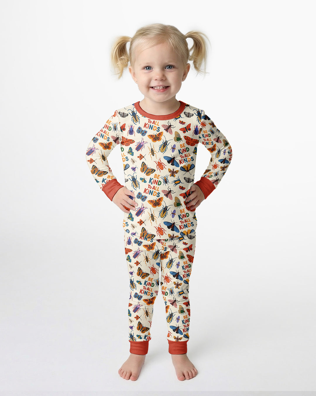 Be Kind To All Kinds Bamboo Two Piece Long Sleeve Pajama Set