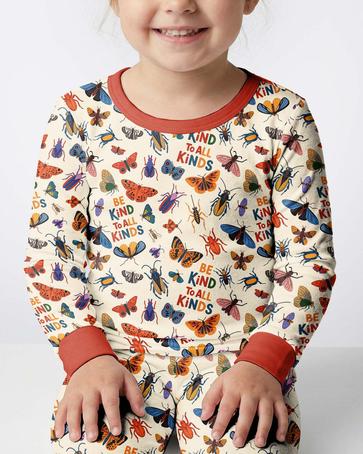 Be Kind To All Kinds Bamboo Two Piece Long Sleeve Pajama Set