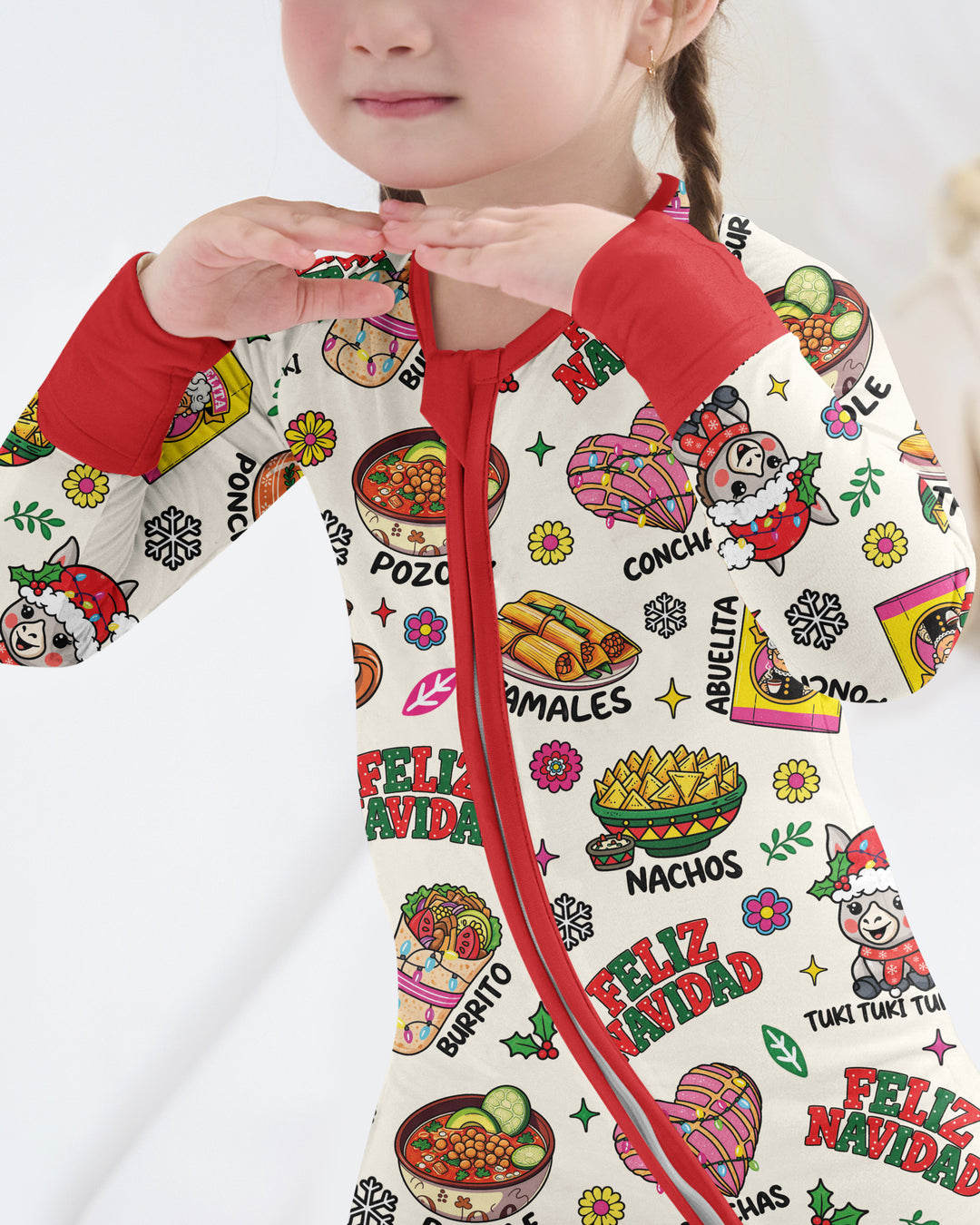 Mexican Christmas Feliz Navidad Bamboo Convertible Zippy