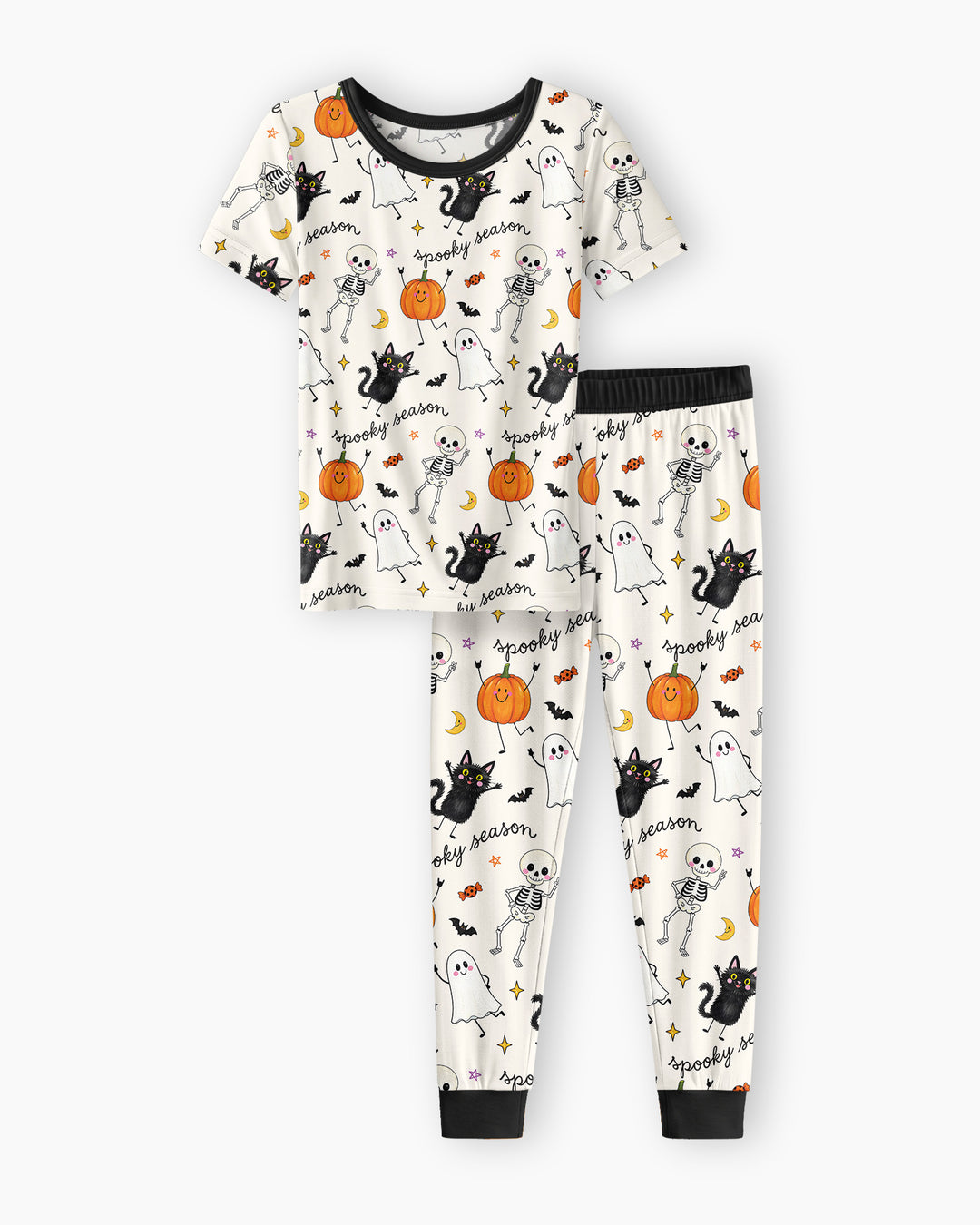 Zweiteiliges, kurzärmliges Pyjama-Set mit Marienkäfern