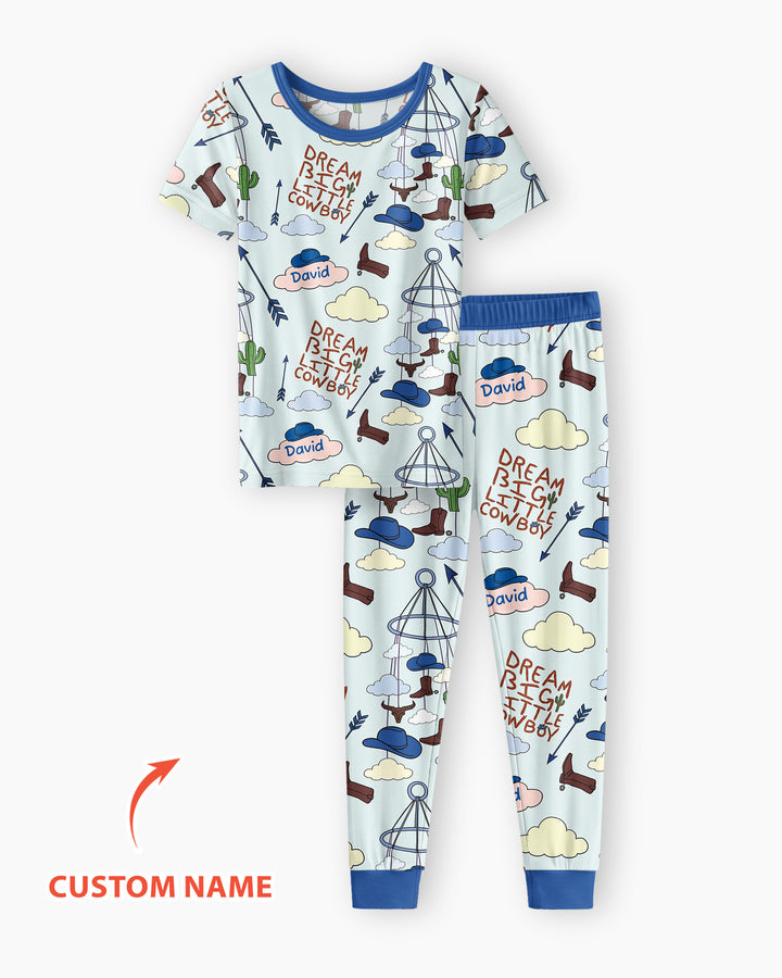 Zweiteiliges, kurzärmliges Pyjama-Set mit Marienkäfern