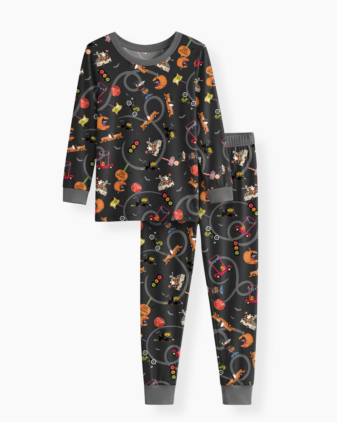 Trick or Treat Bamboo Two Piece Long Sleeve Pajama Set