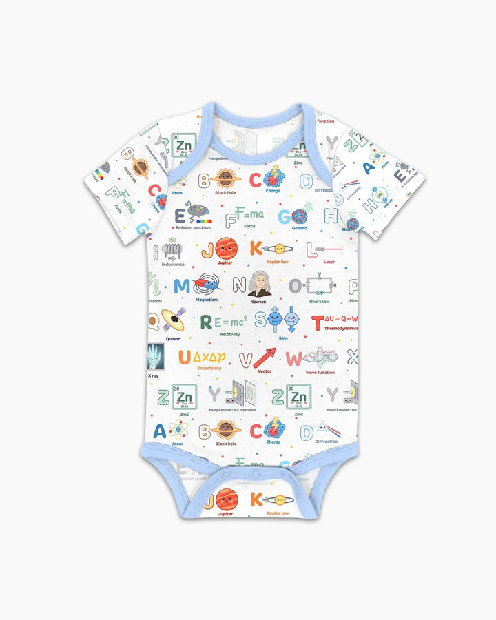 The Physics Alphabet Bamboo Bodysuit